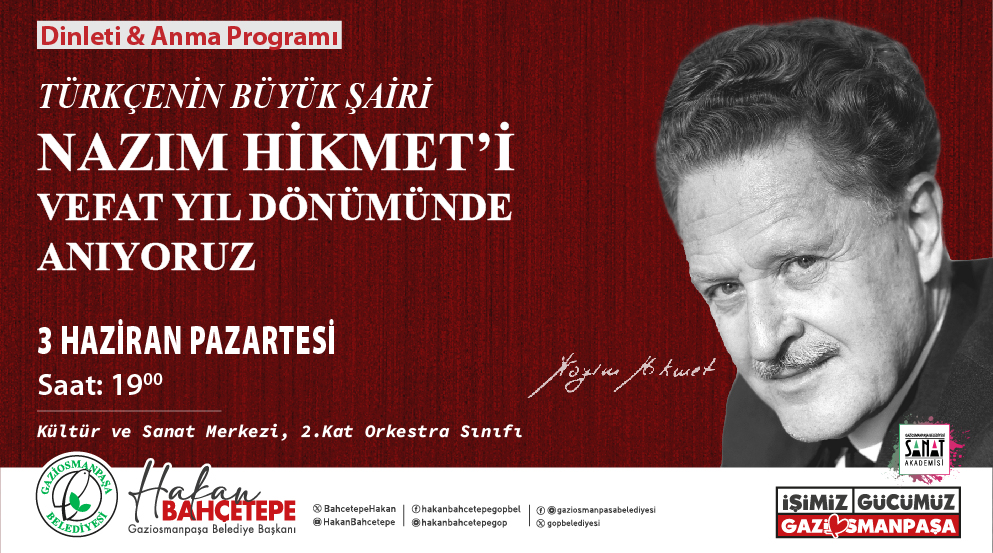 Nazım Hikmet Anma Programı